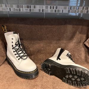 Dr. Marten White Platforms
